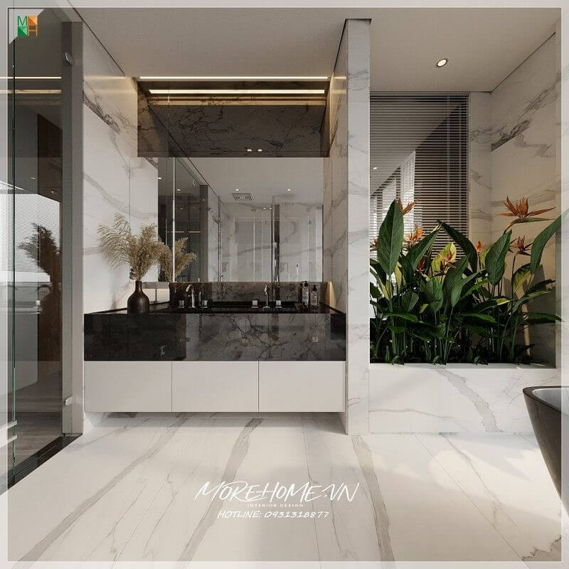 Thiết kế thi công tủ lavabo