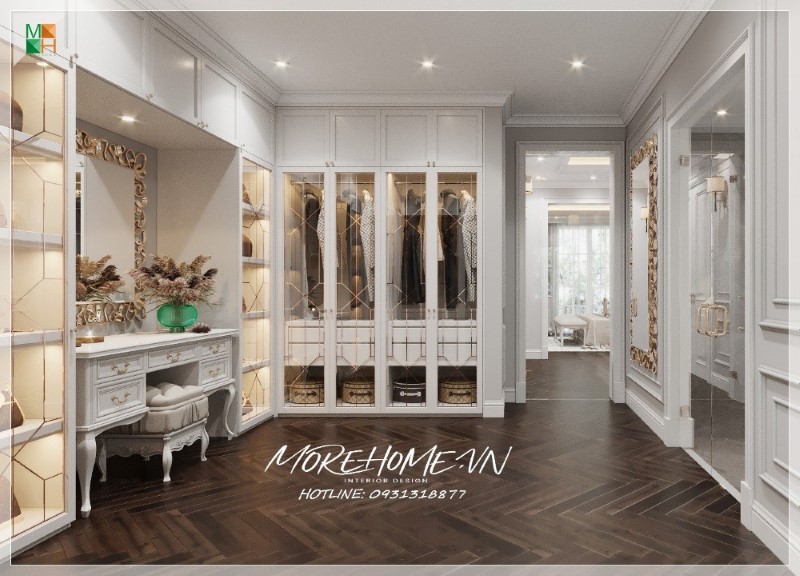 Thiết kế biệt thự sân vườn tân cổ điển