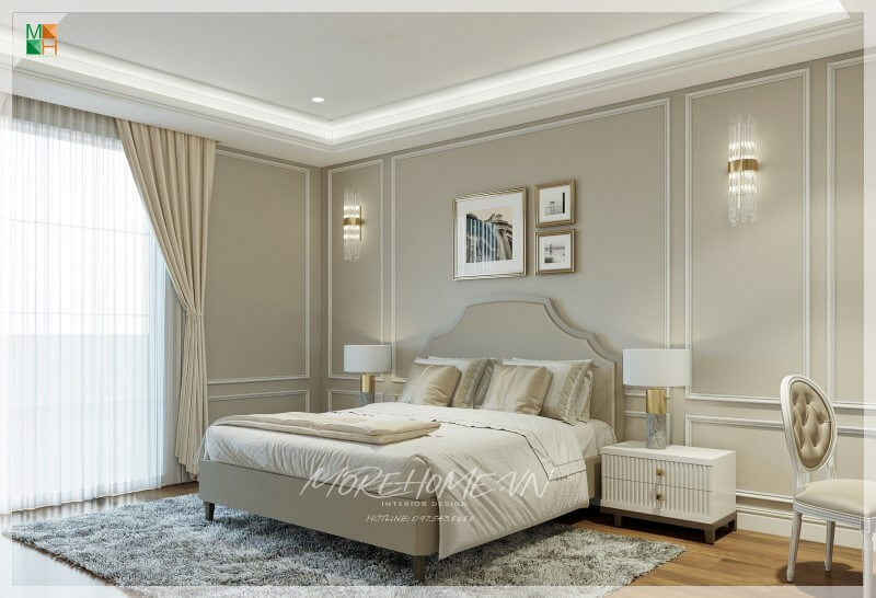 Thiết kế biệt thự sân vườn tân cổ điển