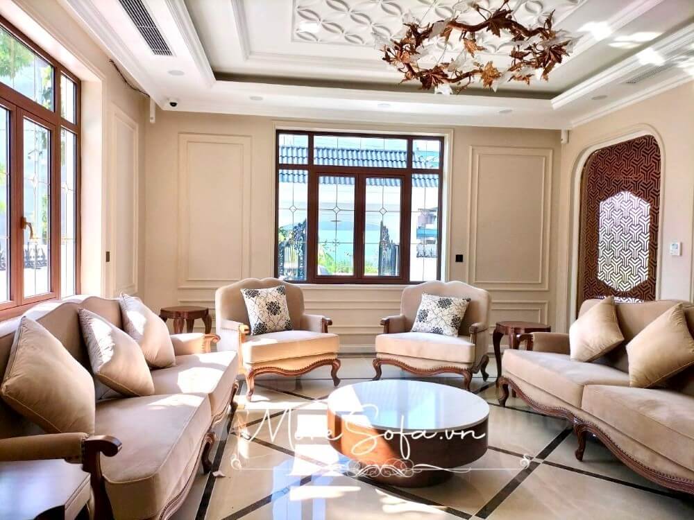 Thi công biệt thự 4 phòng ngủ