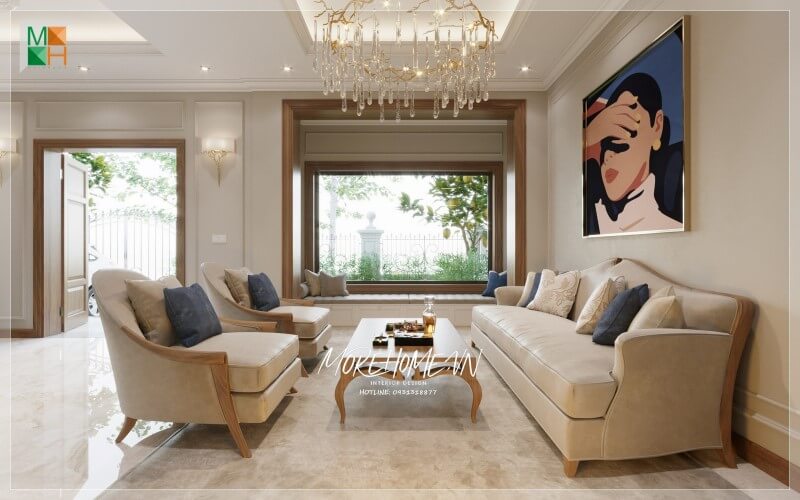 Thiết kế biệt thự Pháp tân cổ điển