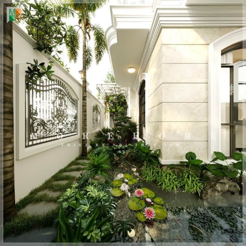xây biệt thự tân cổ điển