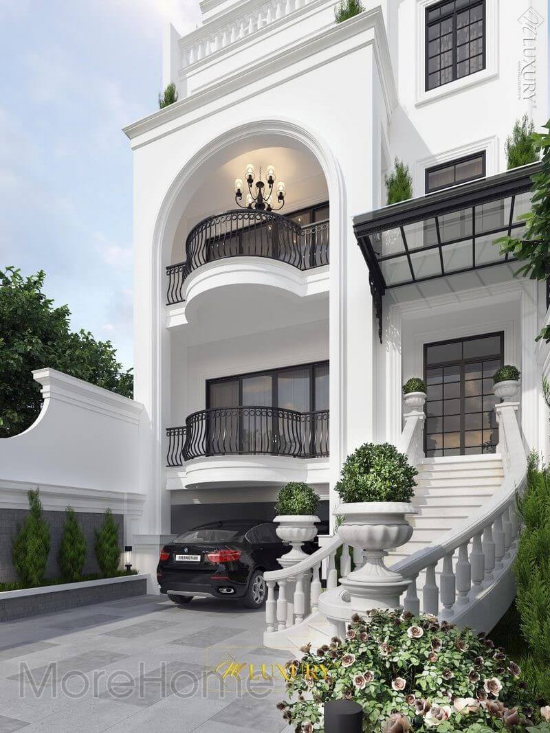 xây biệt thự tân cổ điển
