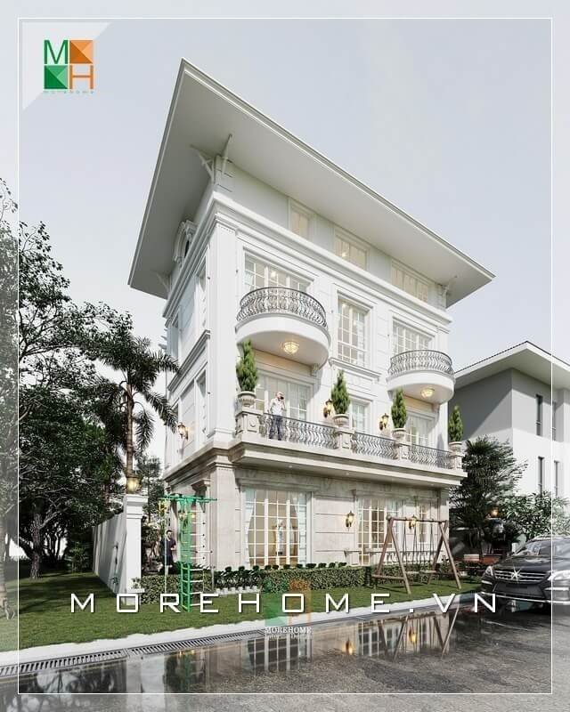 xây biệt thự tân cổ điển