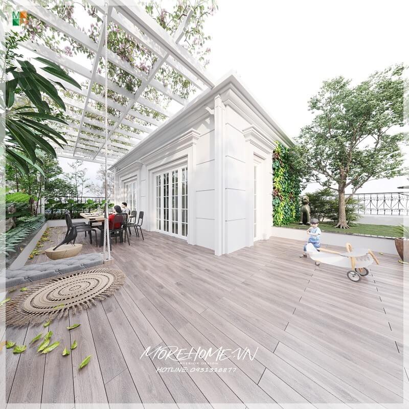 Thiết kế biệt thự mini tân cổ điển