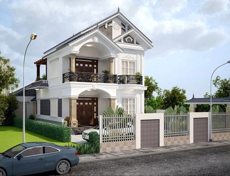 Thiết kế biệt thự mini tân cổ điển