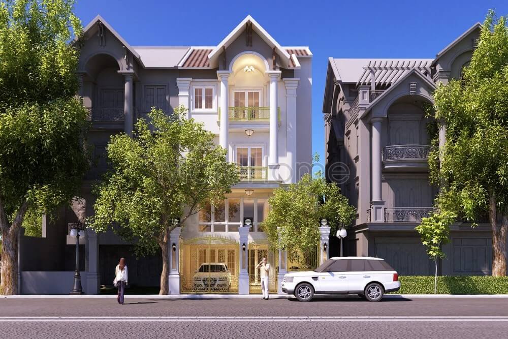 Thiết kế biệt thự mini tân cổ điển