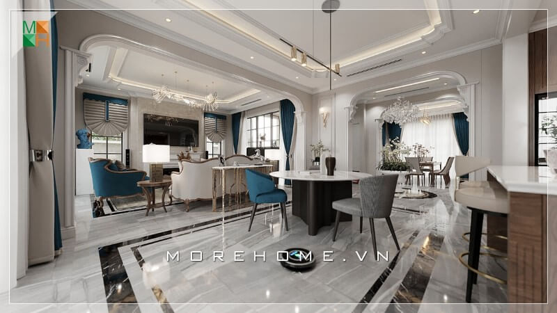 Thiết kế biệt thự mini tân cổ điển