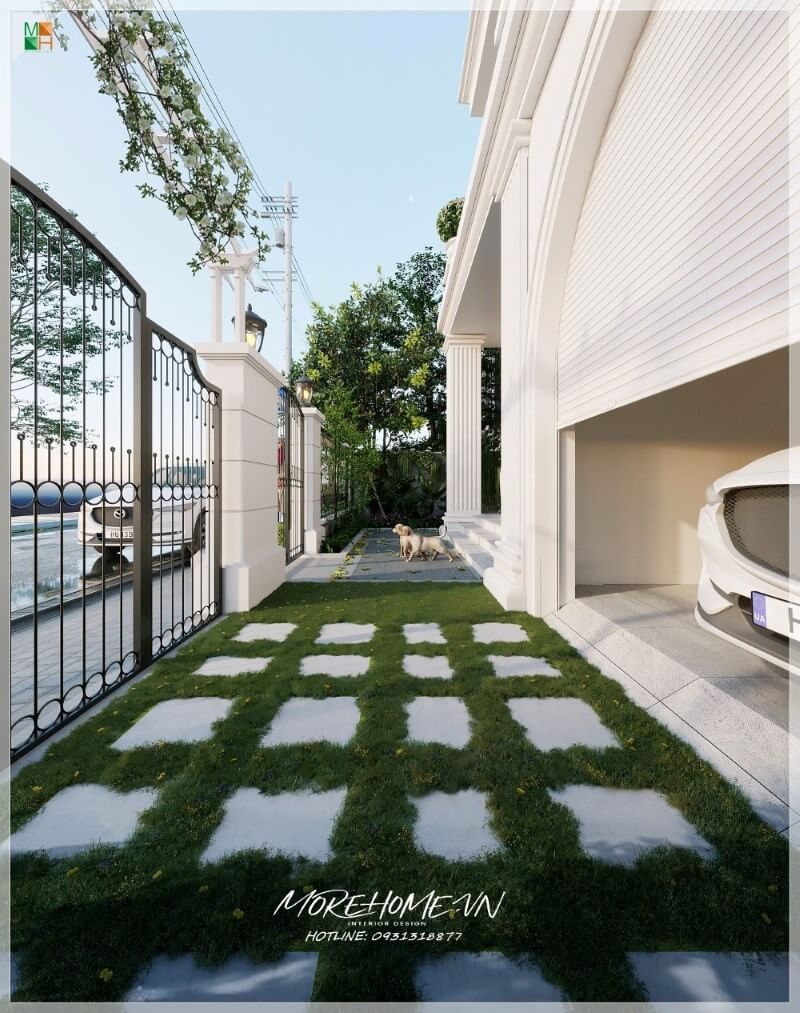 Thiết kế biệt thự mini tân cổ điển
