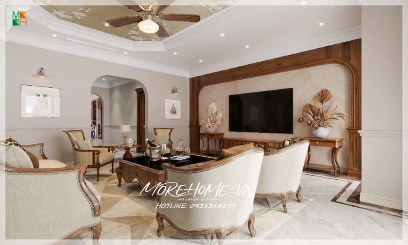Thiết kế thi công biệt thự tân cổ điển Thiết kế thi công biệt thự tân cổ điển