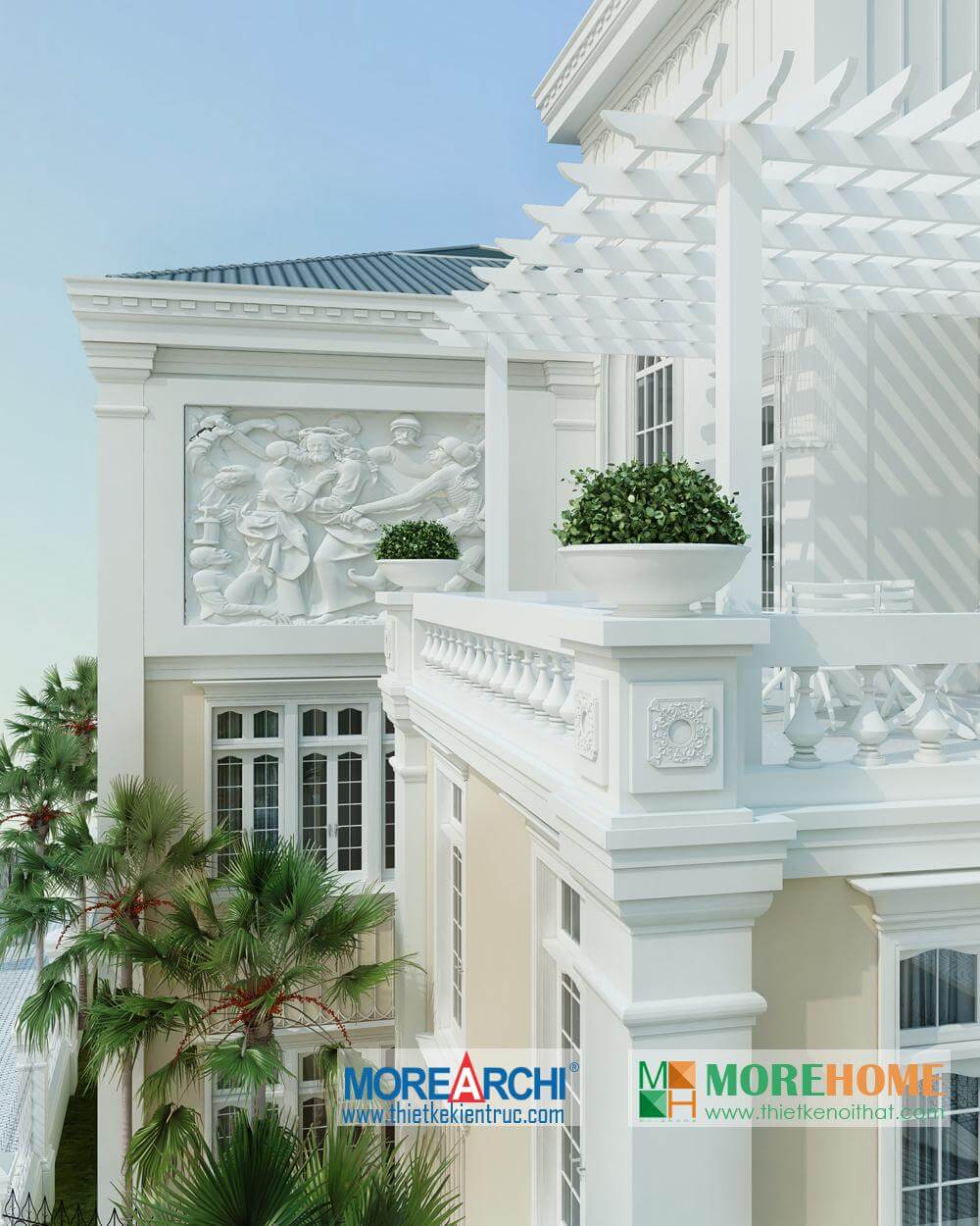 Thiết kế biệt thự 5 tầng