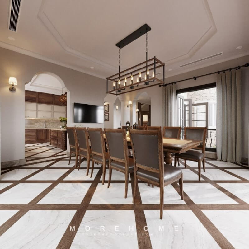 Thi công nội thất biệt thự An Vượng