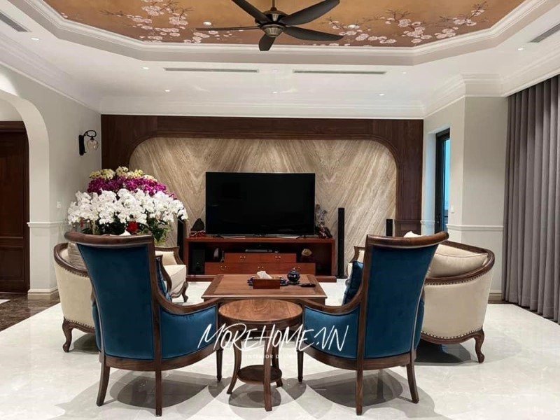 Thi công nội thất biệt thự An Vượng