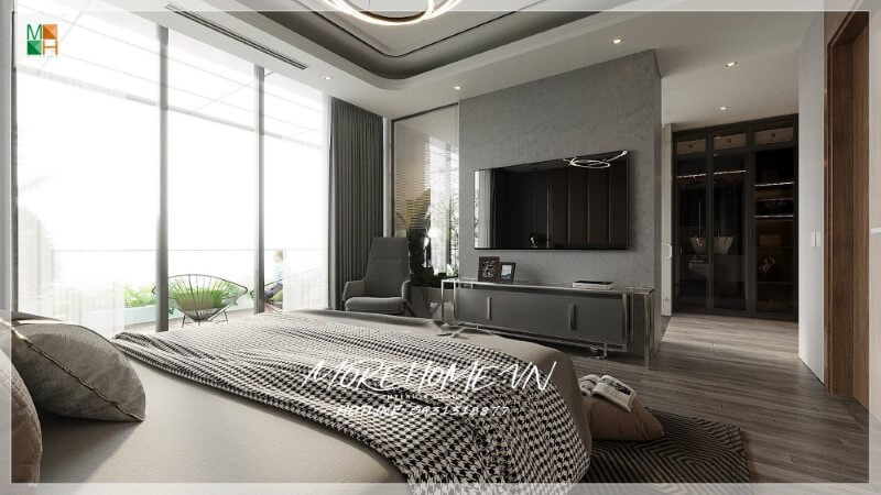 Thi công nội thất biệt thự An Vượng