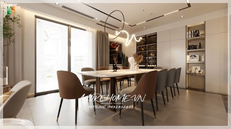 Thi công nội thất biệt thự An Vượng