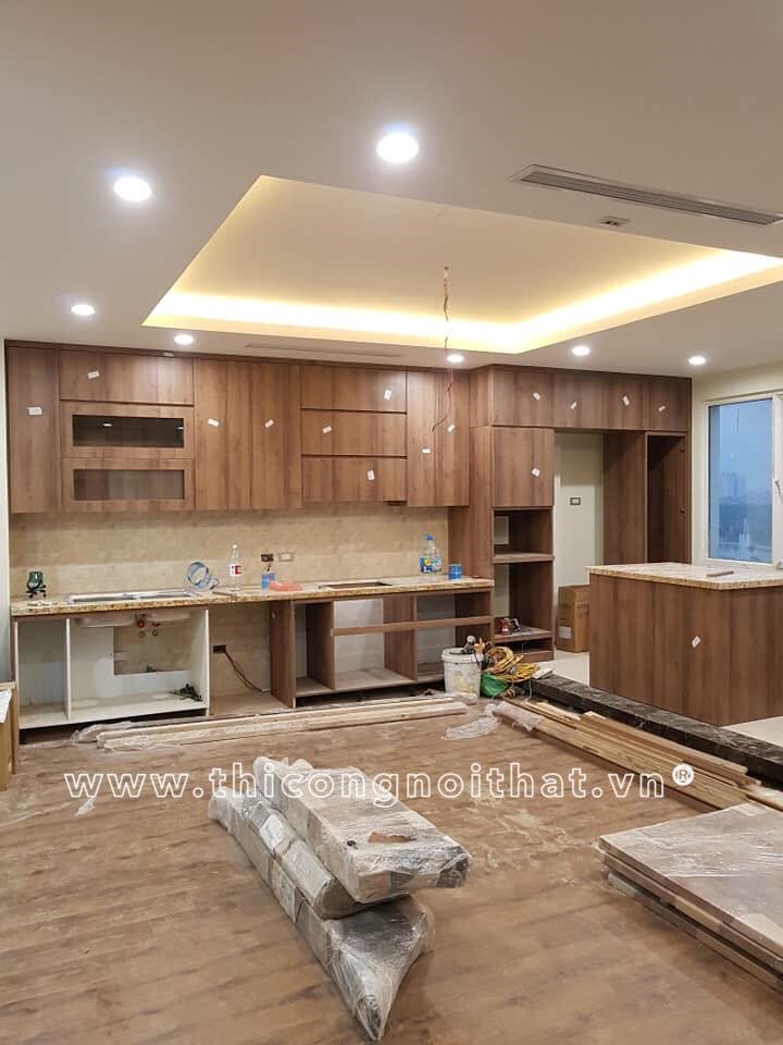 Thi công bếp An Cường