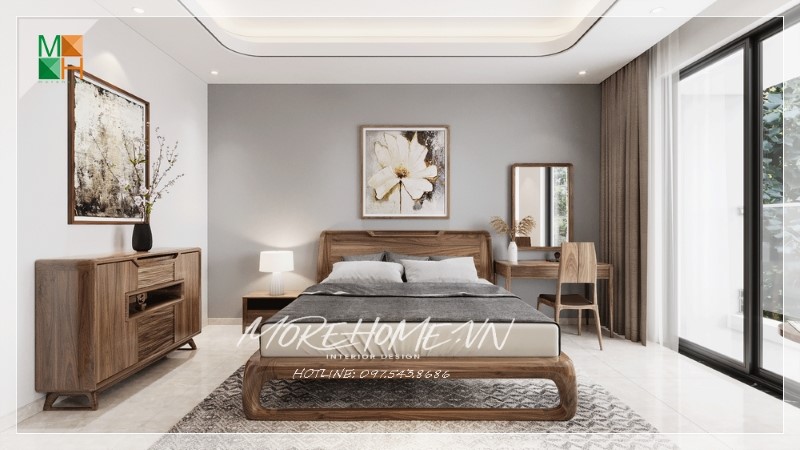 Thiết kế biệt thự sân vườn 2 tầng hiện đại