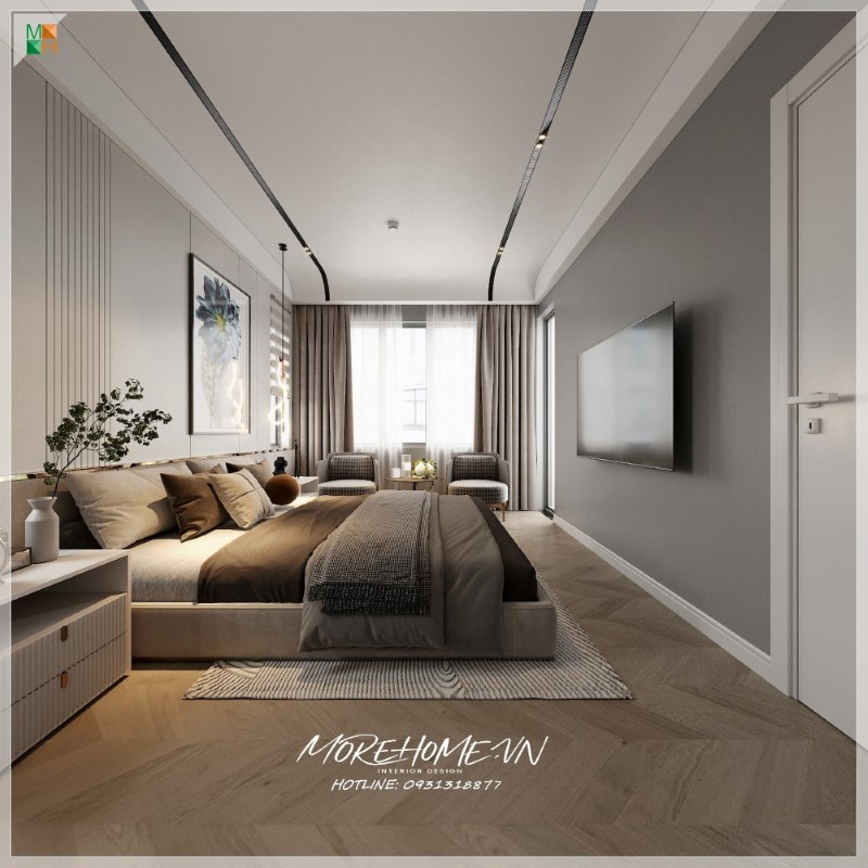 Thiết kế biệt thự sân vườn 2 tầng hiện đại