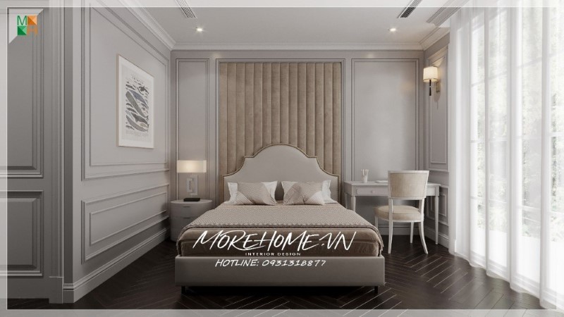 Thiết kế nội thất biệt thự nhà vườn 2 tầng 4 phòng ngủ