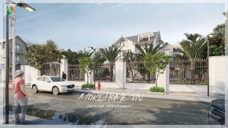 Thiết kế nội thất biệt thự nhà vườn 2 tầng 4 phòng ngủ