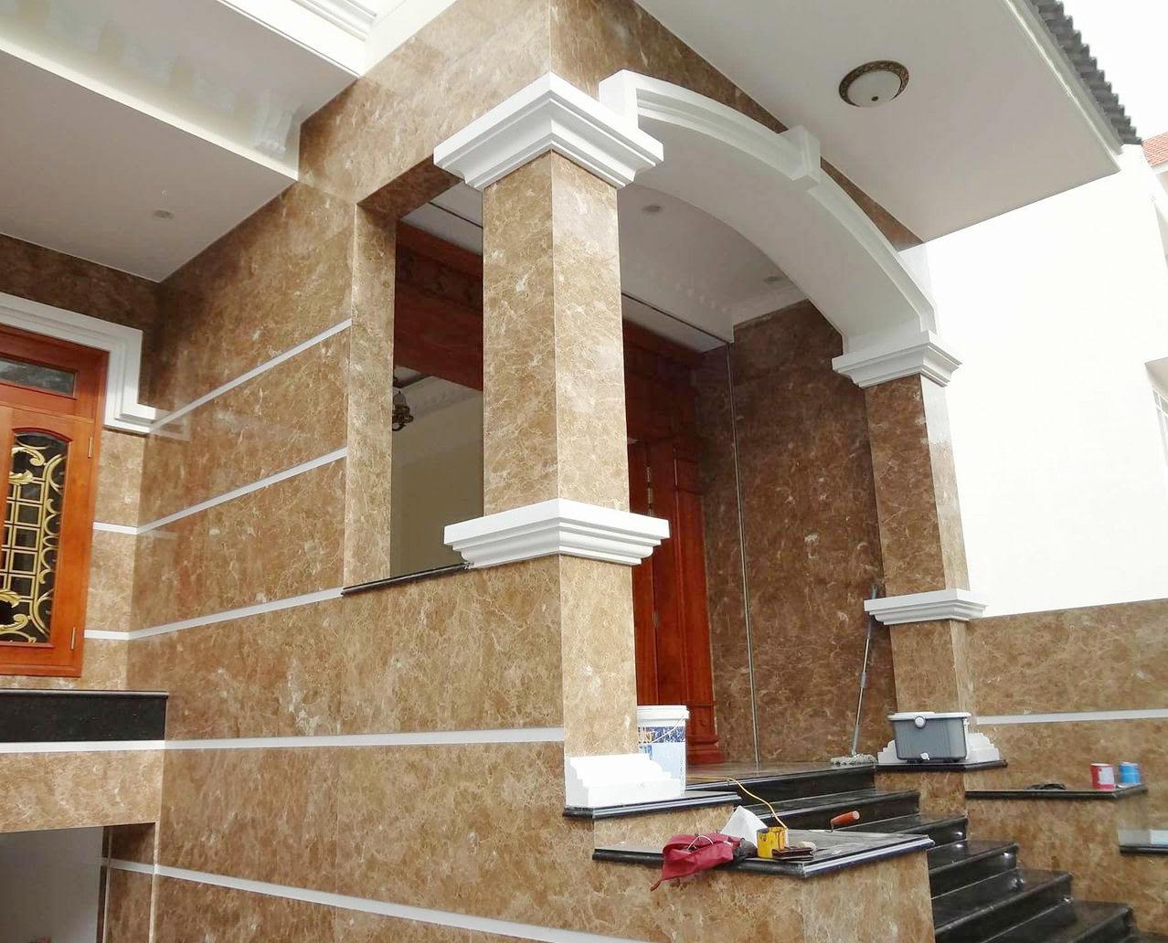 Thi công đá mặt tiền
