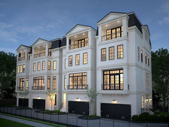 Thiết kế biệt thự tân cổ điển 4 tầng