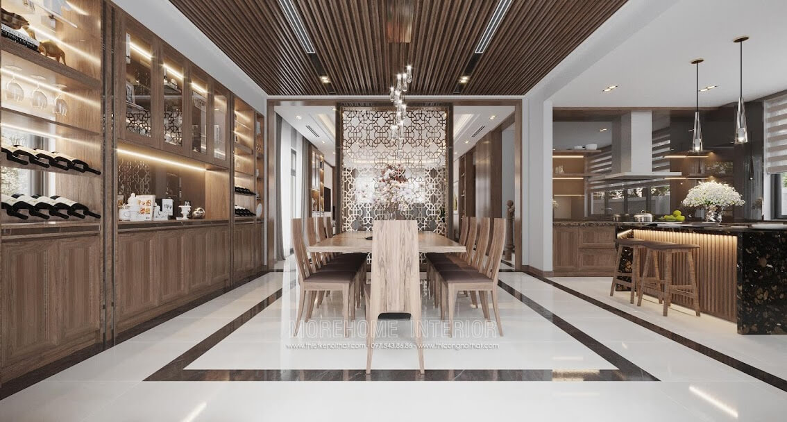 Thiết kế phòng bếp biệt thự Thiết kế phòng bếp biệt thự