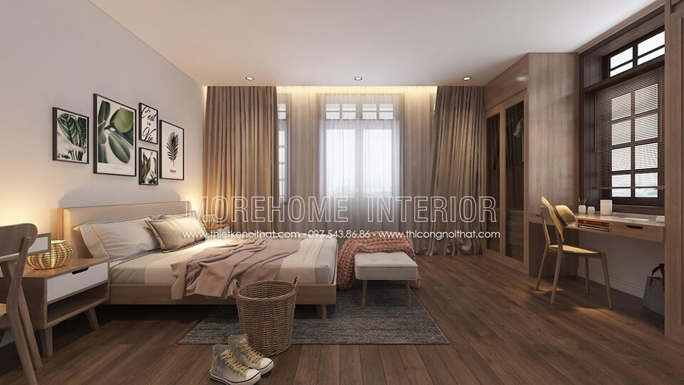 Thiết kế phòng ngủ nhà phố Thiết kế phòng ngủ nhà phố
