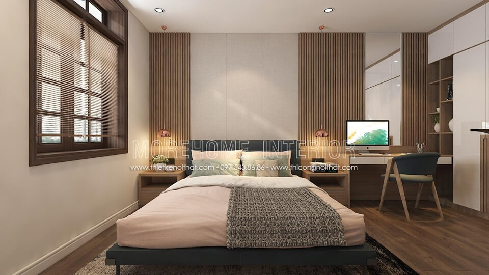 Thiết kế phòng ngủ nhà phố Thiết kế phòng ngủ nhà phố