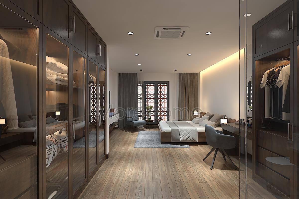Thiết kế phòng ngủ nhà phố Thiết kế phòng ngủ nhà phố