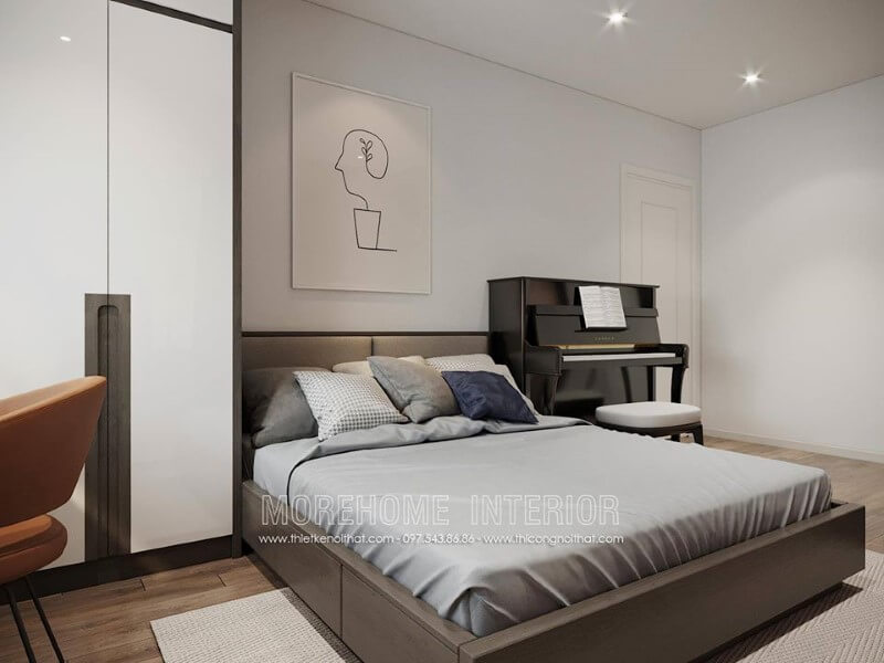 thiết kế phòng ngủ chung cư Thiết kế chung cư đẹp