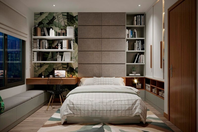 thiết kế phòng ngủ chung cư Thiết kế chung cư đẹp