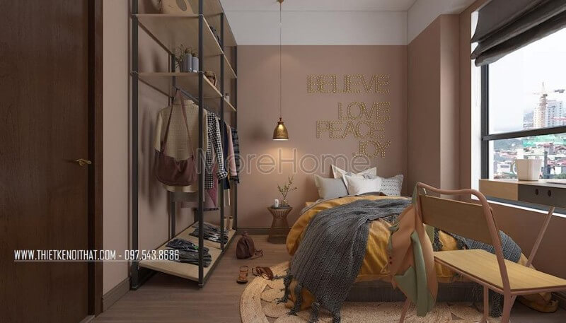 thiết kế phòng ngủ chung cư Thiết kế chung cư đẹp
