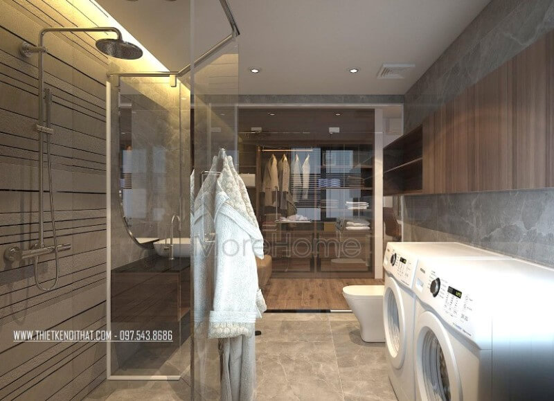 Thiết kế phòng tắm biệt thự