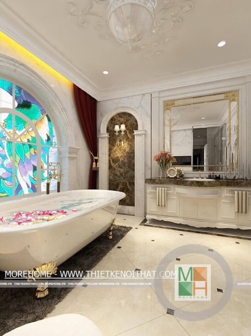 Thiết kế phòng tắm biệt thự