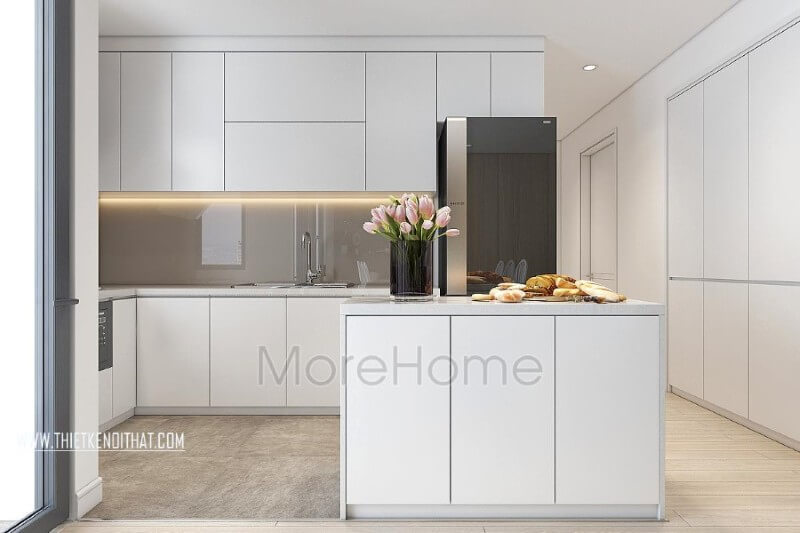 Một không gian bếp hiện đại cần có những món đồ trang trí tiện nghi phục vụ nhu cầu nội trợ. Kính bếp là thứ mang lại cảm giác cao cấp và dễ dàng thuận tiện trong quá trình vệ sinh.