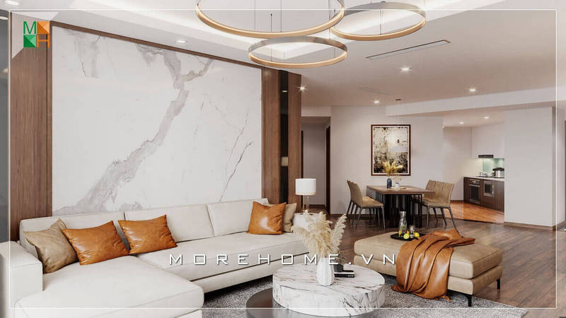 thiết kế phòng khách hiện đại