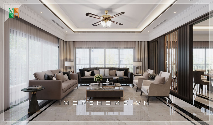 Thiết kế nội thất giúp đảm bảo tính thẩm mỹ cao