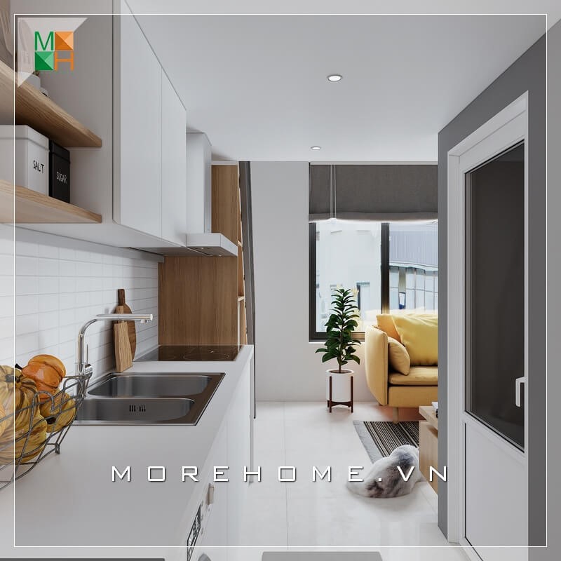 Thiết kế nội thất chung cư 1 phòng ngủ