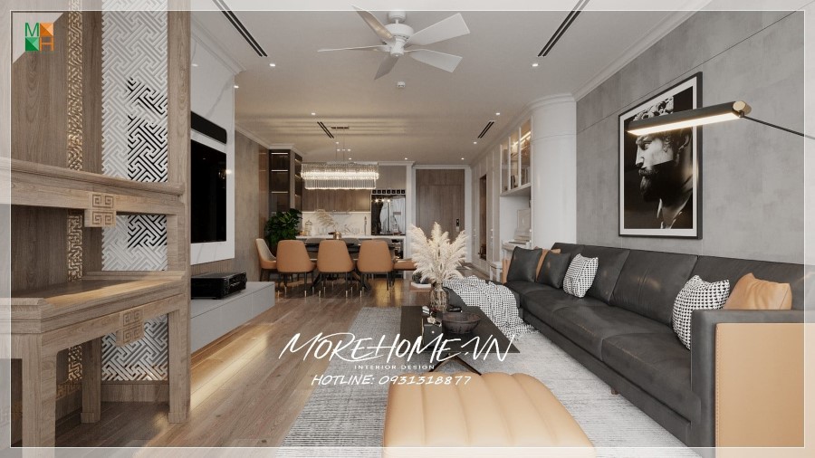 Thiết kế nội thất 55m2