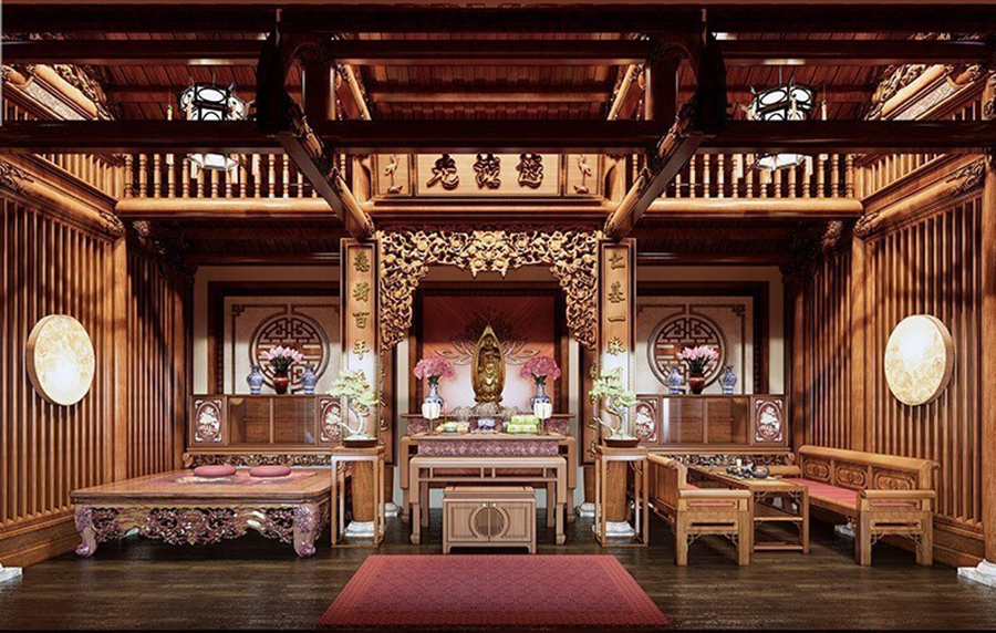 thiết kế nội thất nhà 3 gian