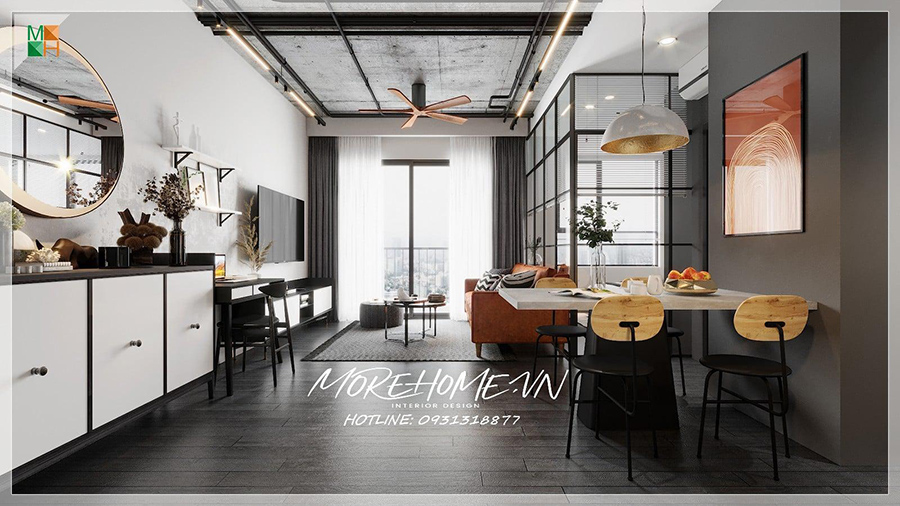 thiết kế nội thất nhà 50m2