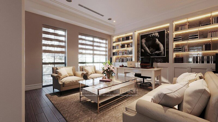 Thiết kế nội thất nhà chữ L