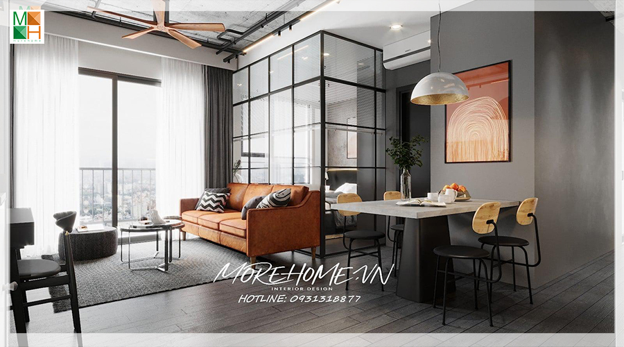 Thiết kế phòng ăn chung cư eco green