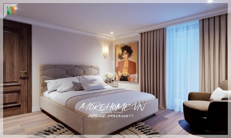 Thiết kế căn hộ 100m2 2 phòng ngủ