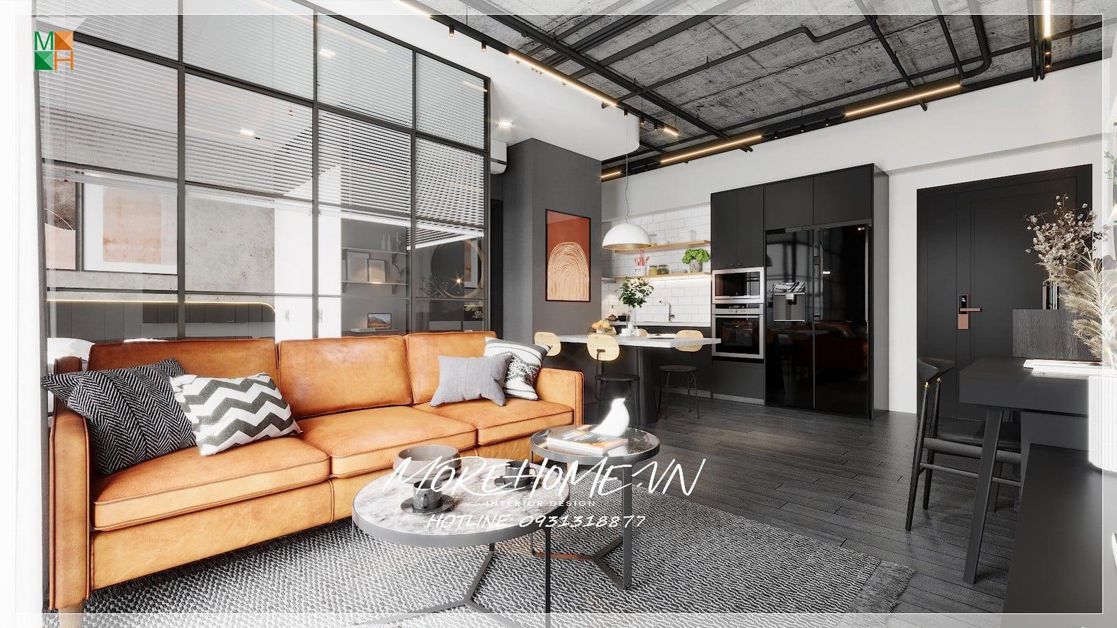 Thiết kế nội thất nhà 60m2