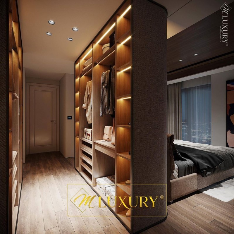 Thiết kế căn hộ 100m2 2 phòng ngủ