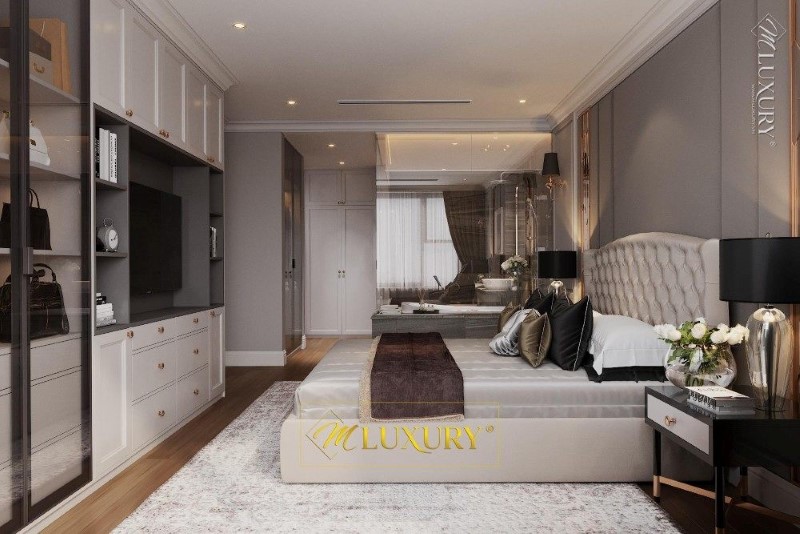 Thiết kế căn hộ 100m2 2 phòng ngủ