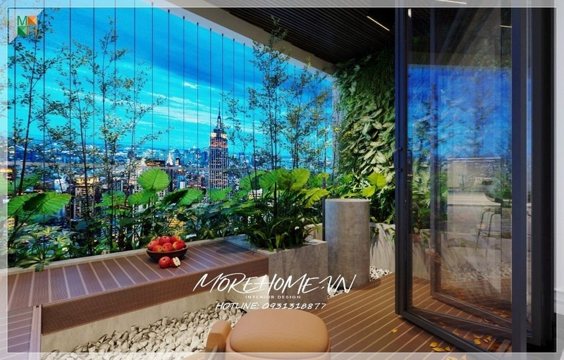 Thiết kế sân vườn chung cư