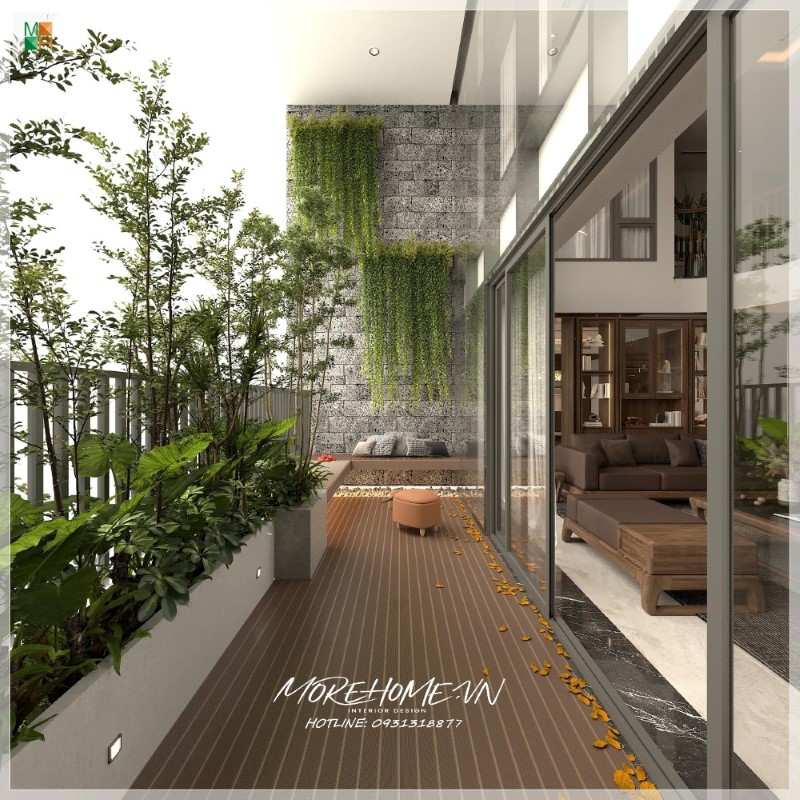 Thiết kế sân vườn chung cư